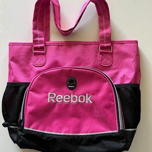 REEBOK Women's Athletic Tote Bag NWOT Pink & Black